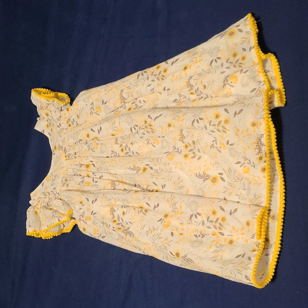 Yellow floral Shabby Chic 4t dress